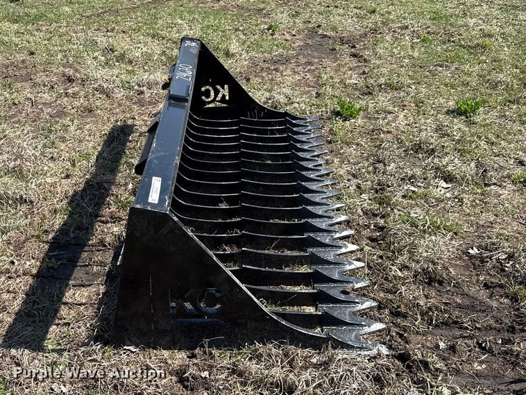 image for item EV7557 KC skid steer rock bucket