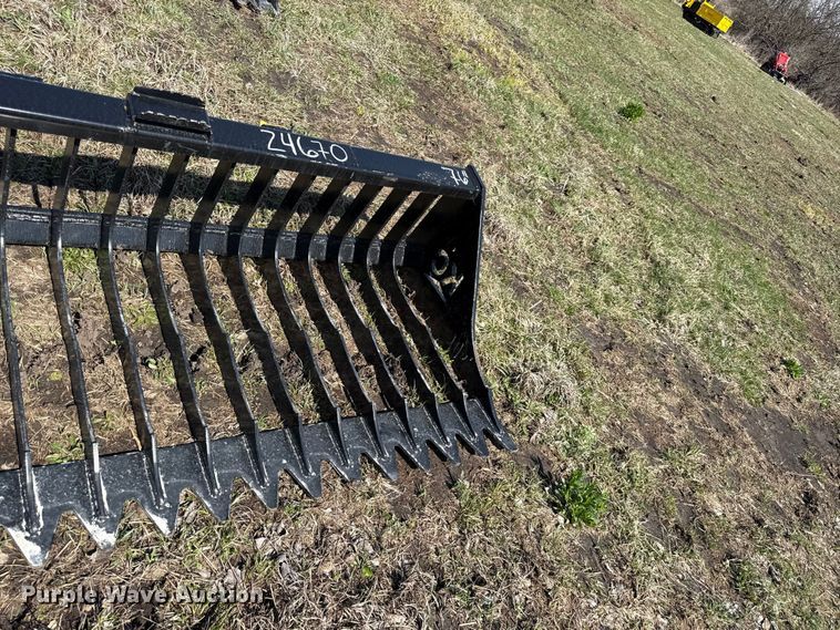 image for item EV7557 KC skid steer rock bucket