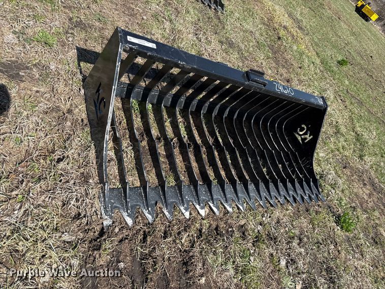 image for item EV7557 KC skid steer rock bucket