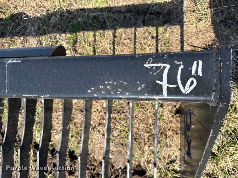 image for item EV7557 KC skid steer rock bucket