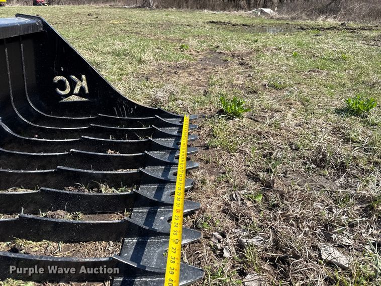 image for item EV7557 KC skid steer rock bucket