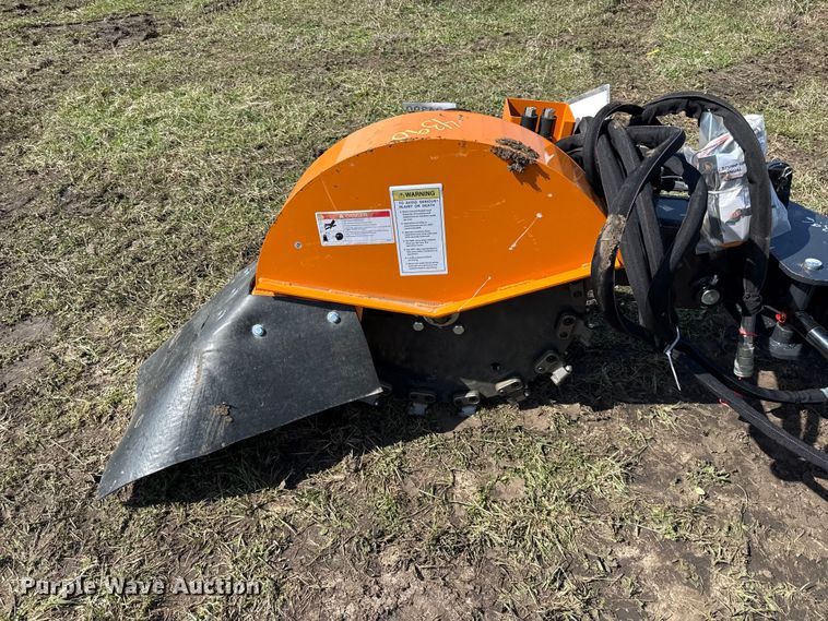 image for item EV7568 Wolverine skid steer stump grinder