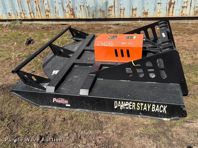 image for item EV7585 Pabreak skid steer rotary mower