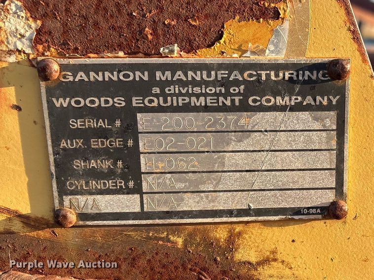 image for item NK9057 Gannon Manufacturing box blade