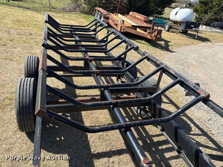 image for item NK9060 Circle hay bale trailer