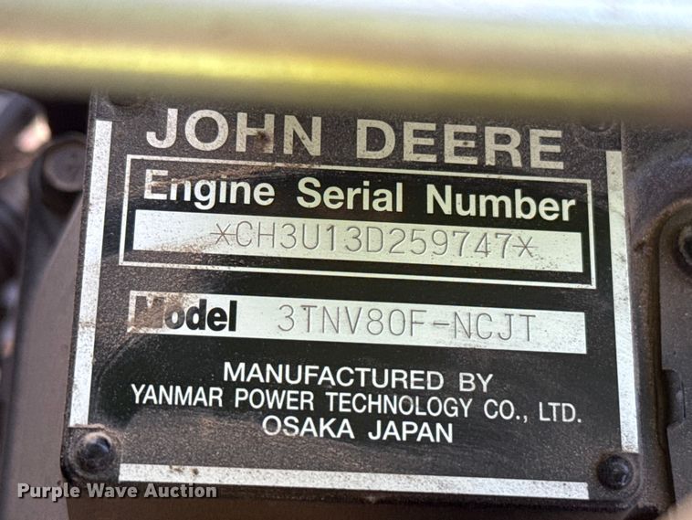 image for item YA2859 2024 John Deere 1025R MFWD tractor