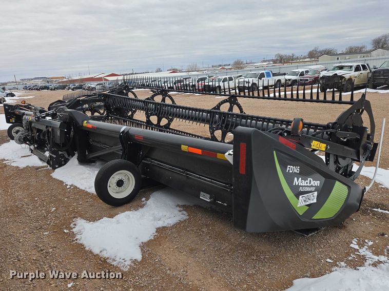 image for item YA2861 2020 MacDon FD145 flex draper head