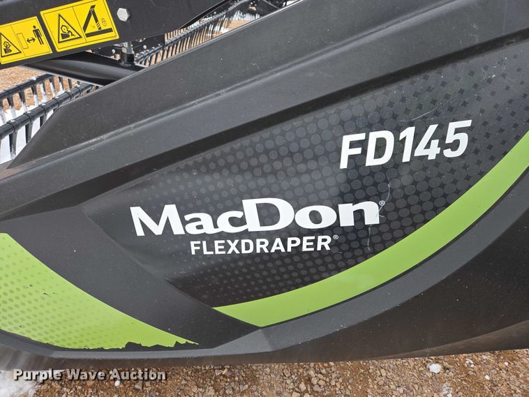 image for item YA2861 2020 MacDon FD145 flex draper head