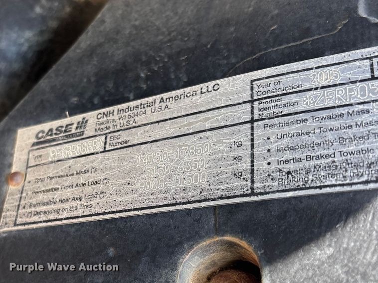 image for item YA2973 2016 Case IH Magnum 310 MFWD tractor