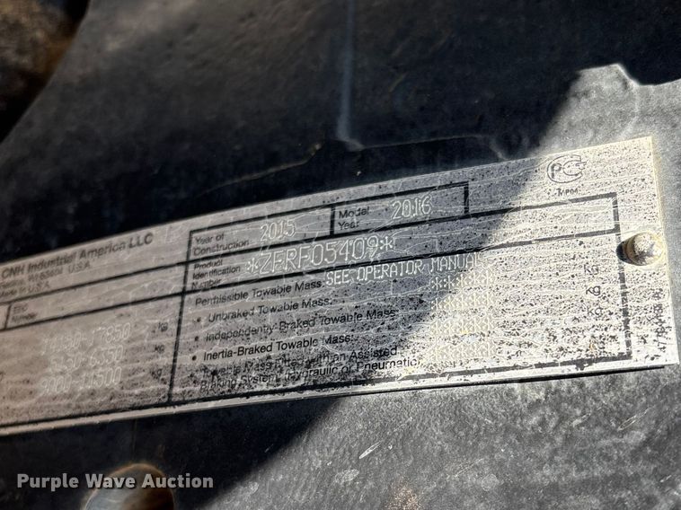 image for item YA2973 2016 Case IH Magnum 310 MFWD tractor