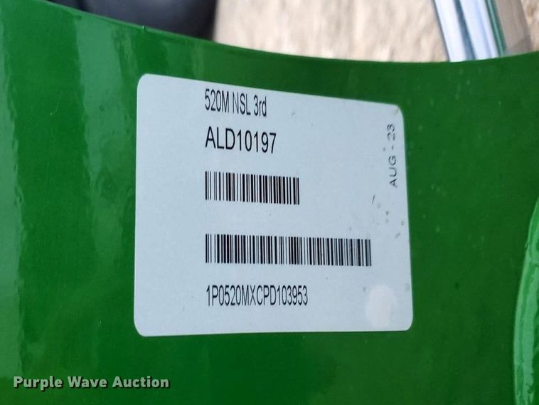 image for item YA3017 2023 John Deere 520M loader