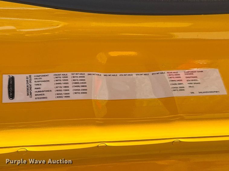 image for item DR1043 2025 Freightliner Cascadia 126 semi truck