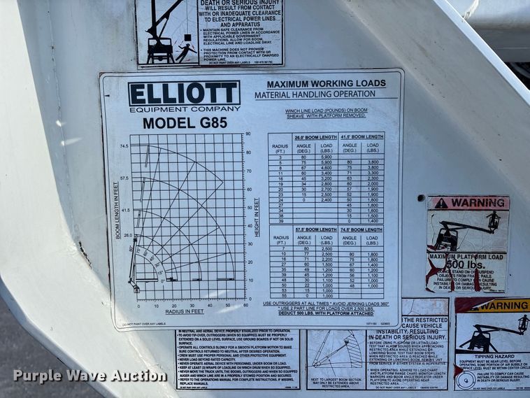 image for item DT0093 2004 International 4300 bucket truck