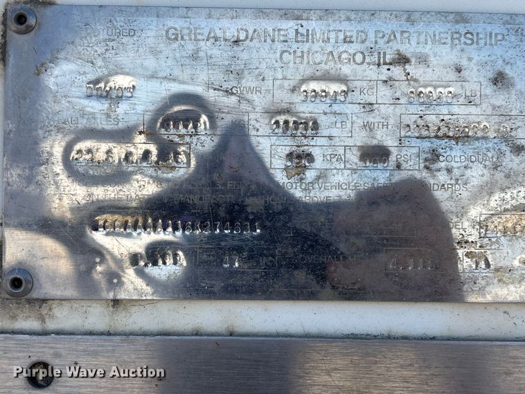 image for item EA4609 2006 Great Dane  dry van trailer