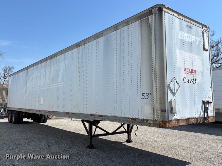 image for item EA4633 1997 Wabash dry van trailer