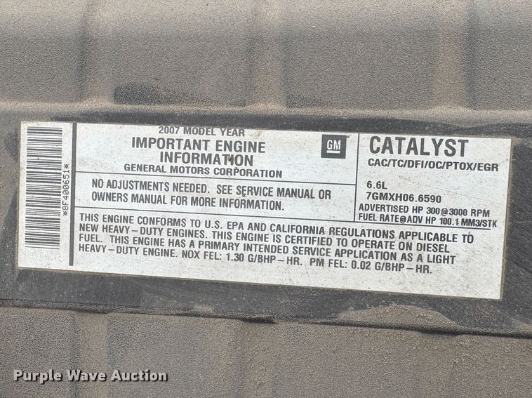 image for item EC8238 2008 GMC C4 box truck