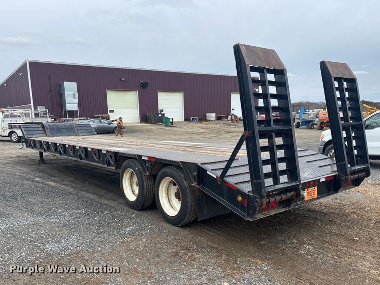 image for item EM5033 1999 Pitts drop deck equipment trailer