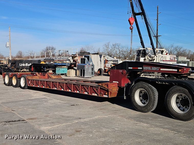 image for item EO7147 1992 Trail King Industries TK80HDG-443 lowboy equipment trailer