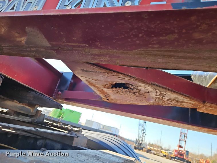 image for item EO7147 1992 Trail King Industries TK80HDG-443 lowboy equipment trailer