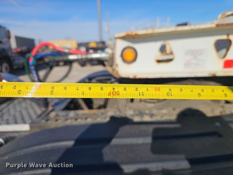 image for item EO7148 2008 Trail King Industries TK70DGHT-502 hydraulic tail lowboy equipment trailer