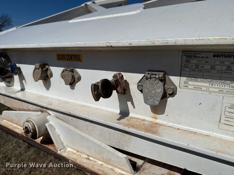 image for item ES5827 2021 Manac 4B240A200 bottom dump trailer