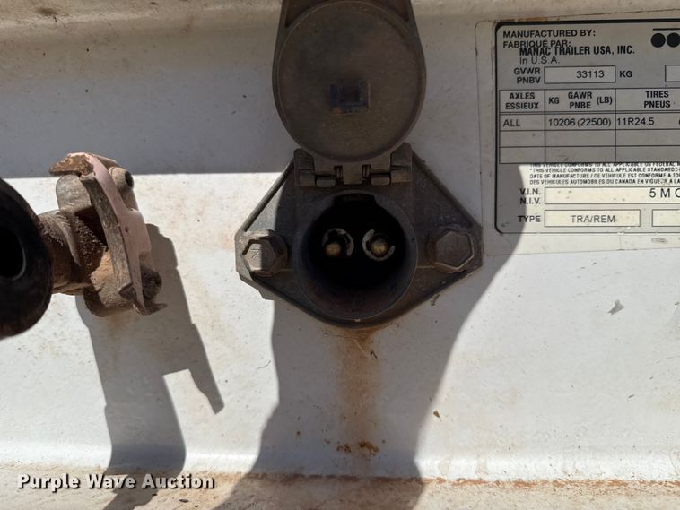 image for item ES5827 2021 Manac 4B240A200 bottom dump trailer