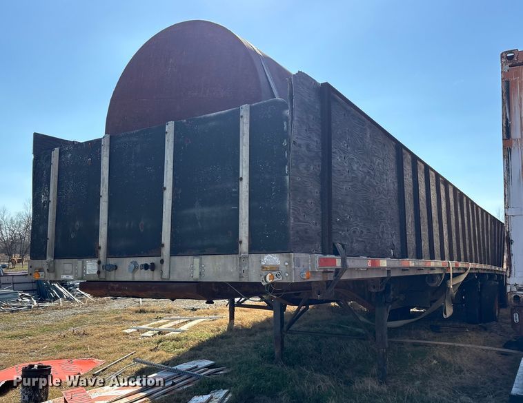 image for item ES8564 1997 Transcraft Eagle W2 flatbed trailer