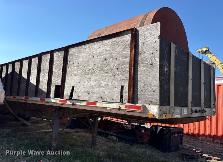 image for item ES8564 1997 Transcraft Eagle W2 flatbed trailer