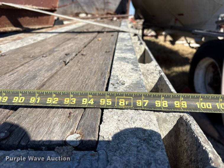 image for item ES8564 1997 Transcraft Eagle W2 flatbed trailer