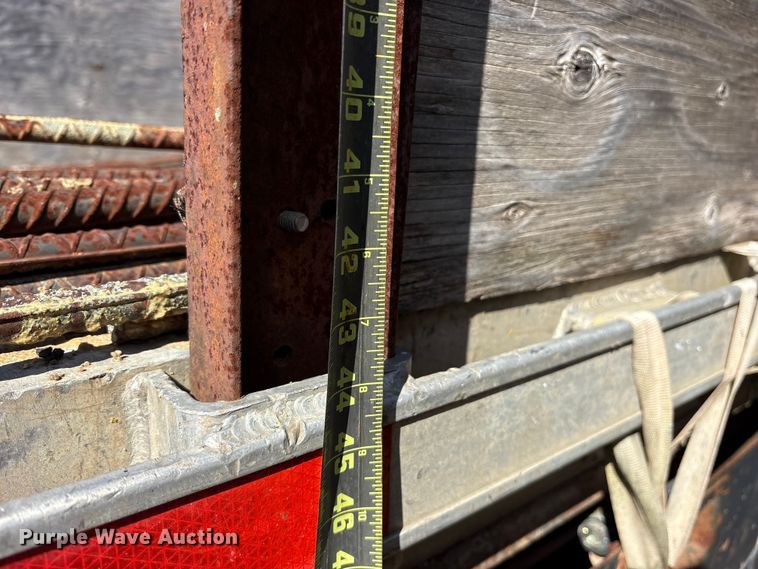 image for item ES8564 1997 Transcraft Eagle W2 flatbed trailer