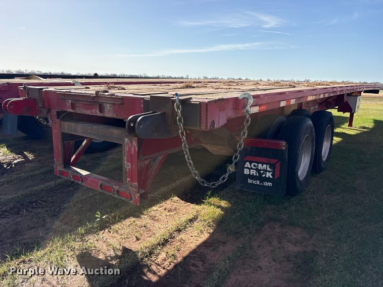image for item ES8660 2016 Great Dane FSP-0024-00045 flatbed trailer