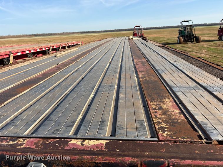 image for item ES8662 1992 Fruehauf PBA-12W-45N flatbed trailer