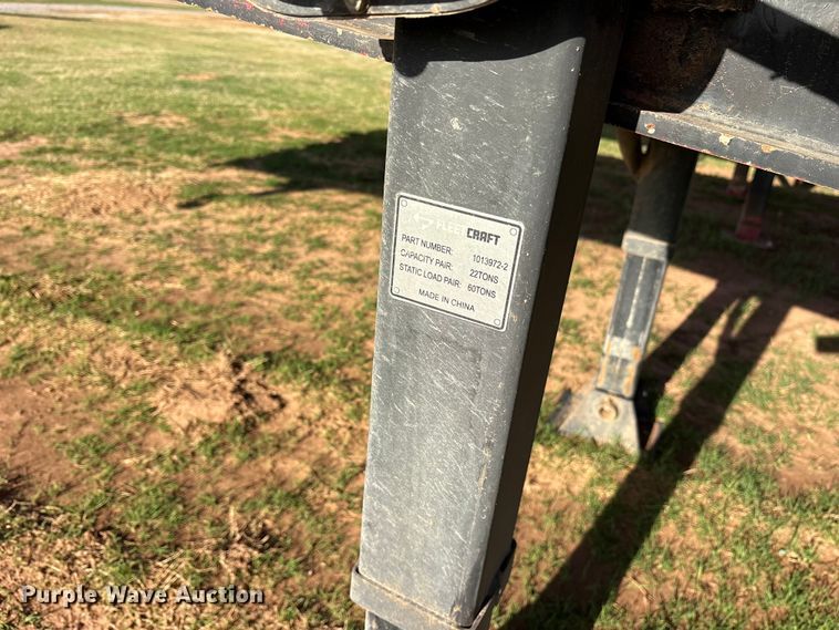 image for item ES8662 1992 Fruehauf PBA-12W-45N flatbed trailer