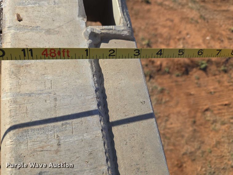 image for item ET1448 1999 Benson flatbed trailer