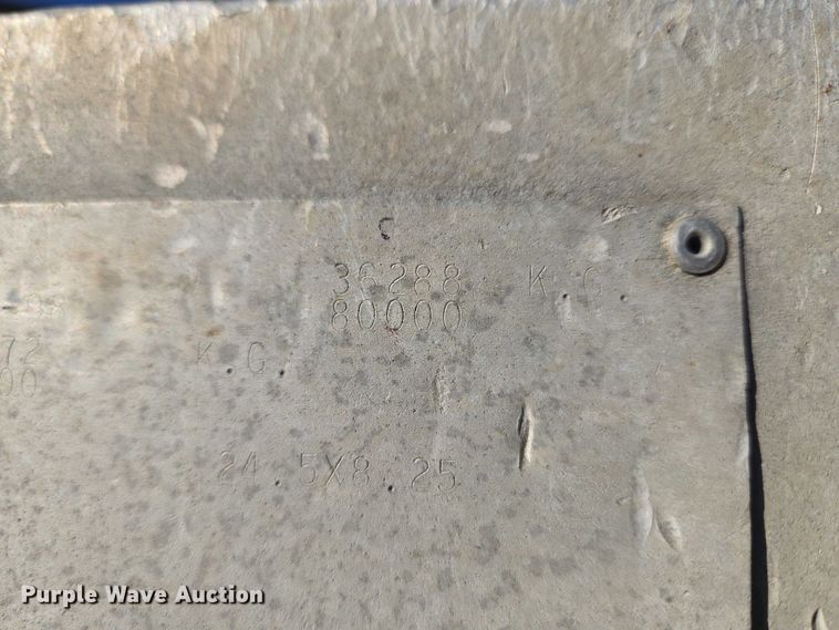 image for item ET1448 1999 Benson flatbed trailer