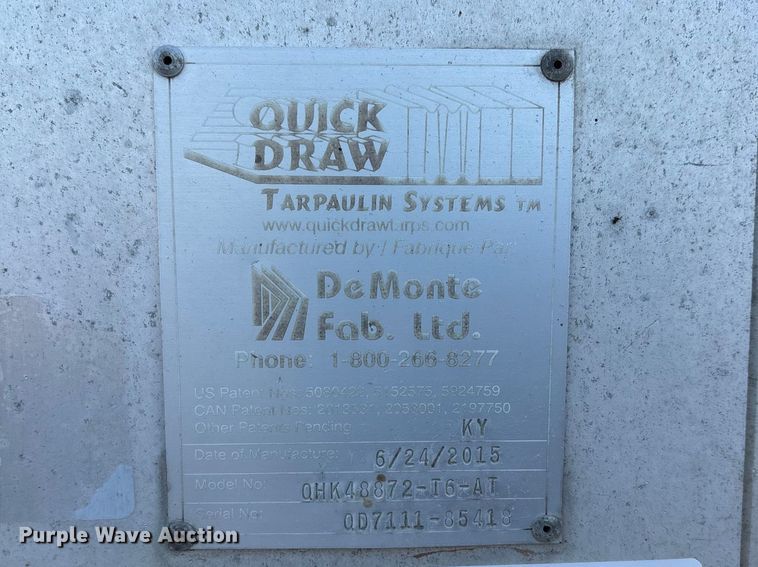 image for item ET1453 2007 Reitnouer side curtain trailer