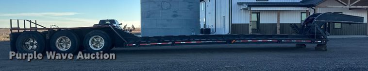 image for item ET4376 1976 Talbert T3D-35RG-T1 lowboy equipment trailer