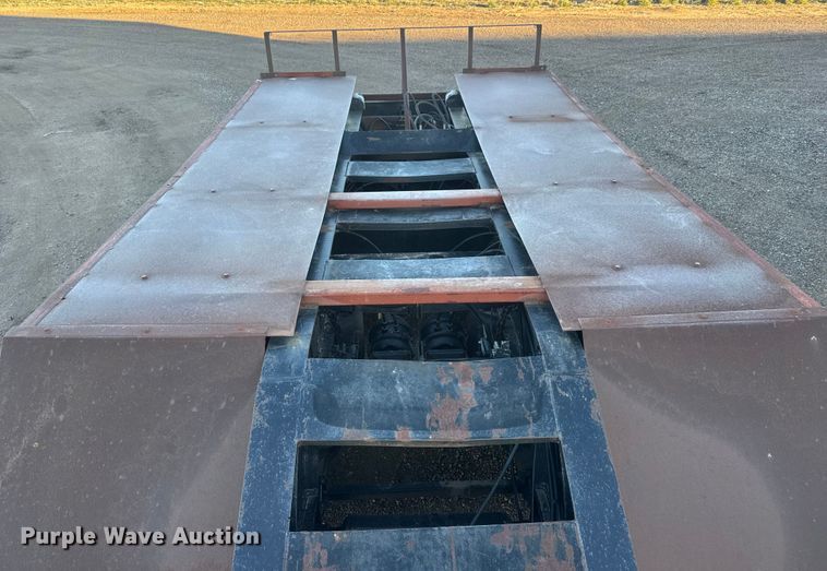 image for item ET4376 1976 Talbert T3D-35RG-T1 lowboy equipment trailer