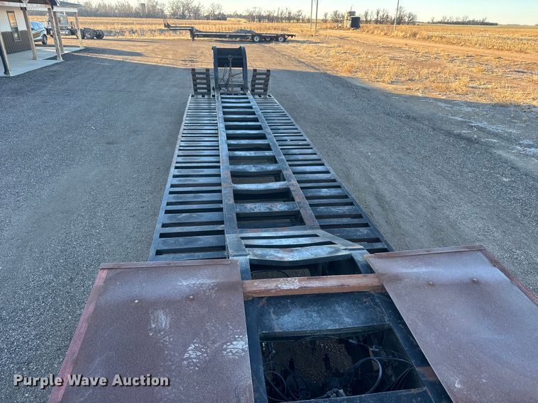 image for item ET4376 1976 Talbert T3D-35RG-T1 lowboy equipment trailer