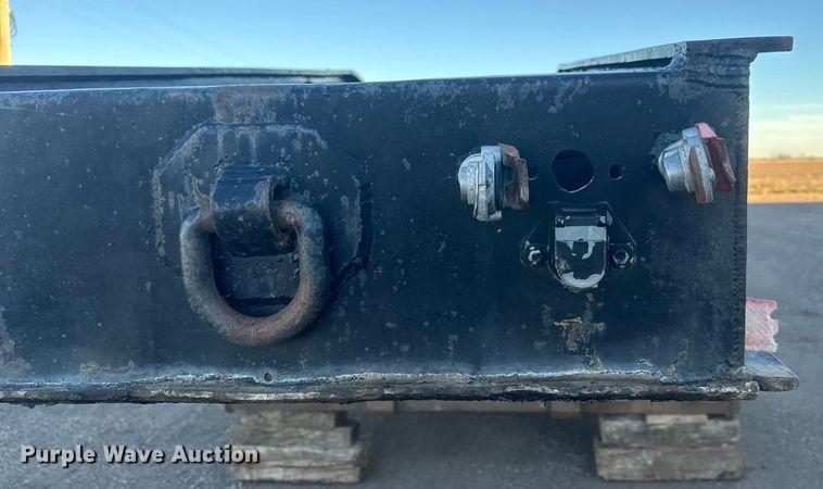 image for item ET4376 1976 Talbert T3D-35RG-T1 lowboy equipment trailer