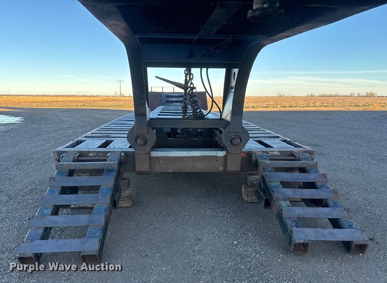 image for item ET4376 1976 Talbert T3D-35RG-T1 lowboy equipment trailer