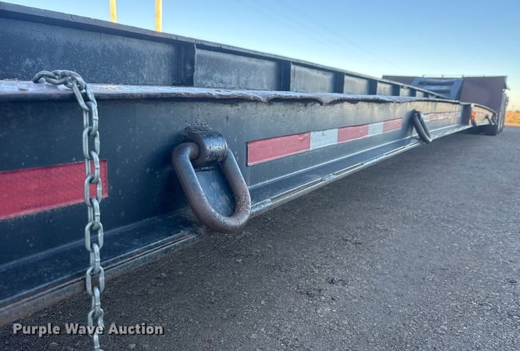 image for item ET4376 1976 Talbert T3D-35RG-T1 lowboy equipment trailer