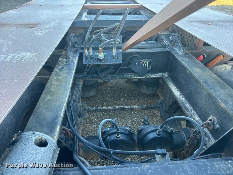 image for item ET4376 1976 Talbert T3D-35RG-T1 lowboy equipment trailer
