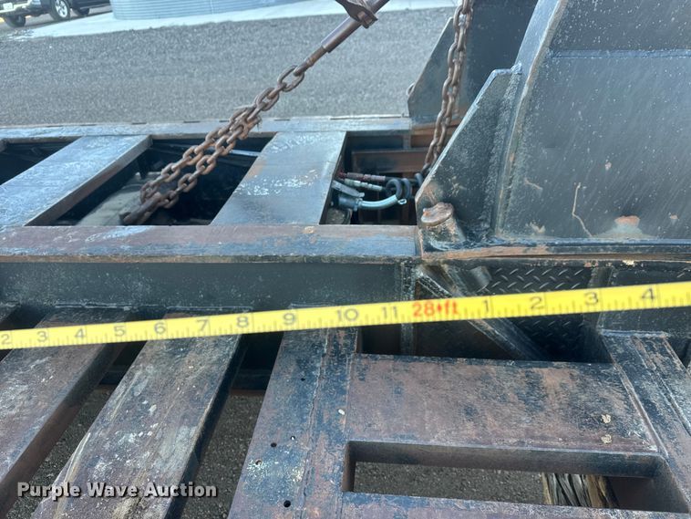 image for item ET4376 1976 Talbert T3D-35RG-T1 lowboy equipment trailer