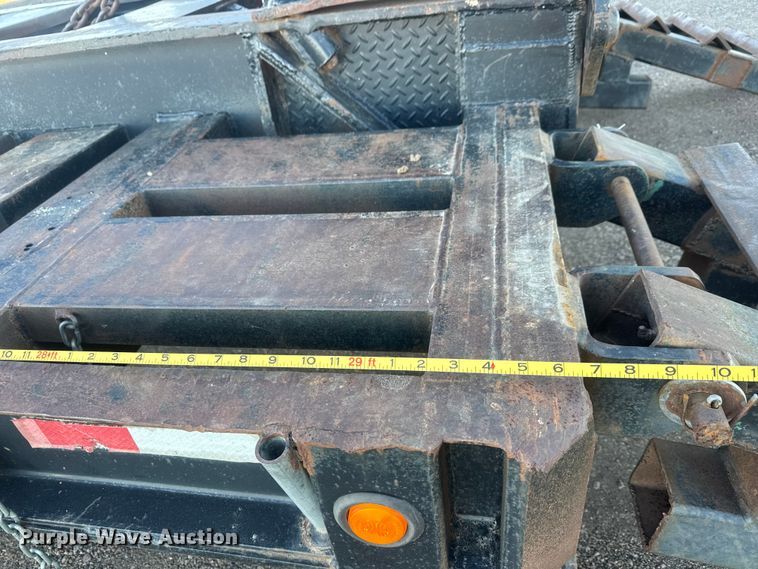 image for item ET4376 1976 Talbert T3D-35RG-T1 lowboy equipment trailer