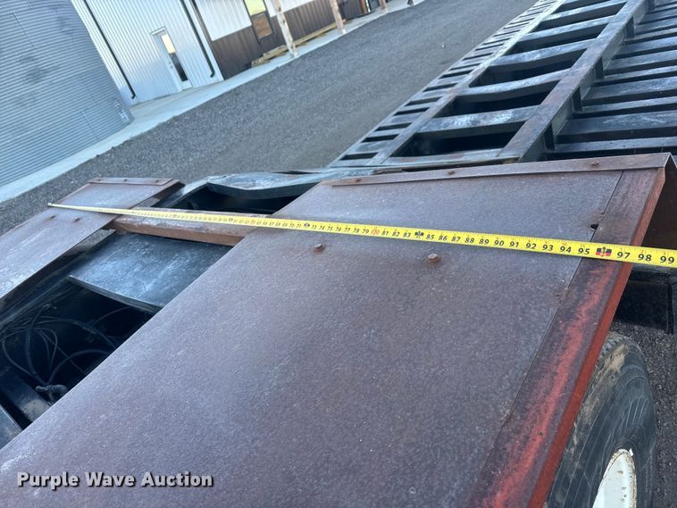 image for item ET4376 1976 Talbert T3D-35RG-T1 lowboy equipment trailer