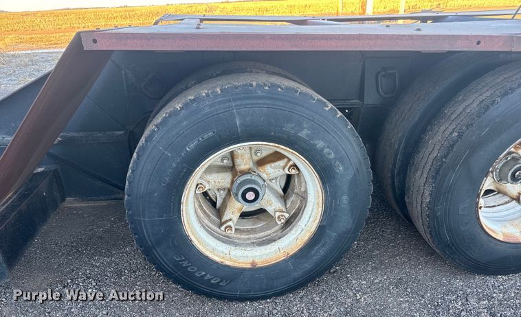 image for item ET4376 1976 Talbert T3D-35RG-T1 lowboy equipment trailer