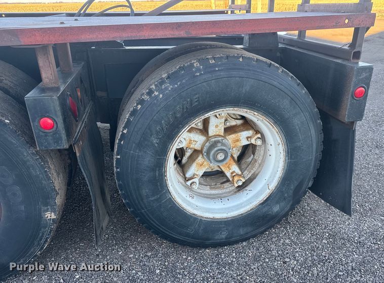 image for item ET4376 1976 Talbert T3D-35RG-T1 lowboy equipment trailer