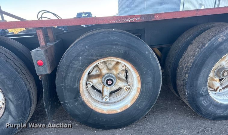 image for item ET4376 1976 Talbert T3D-35RG-T1 lowboy equipment trailer