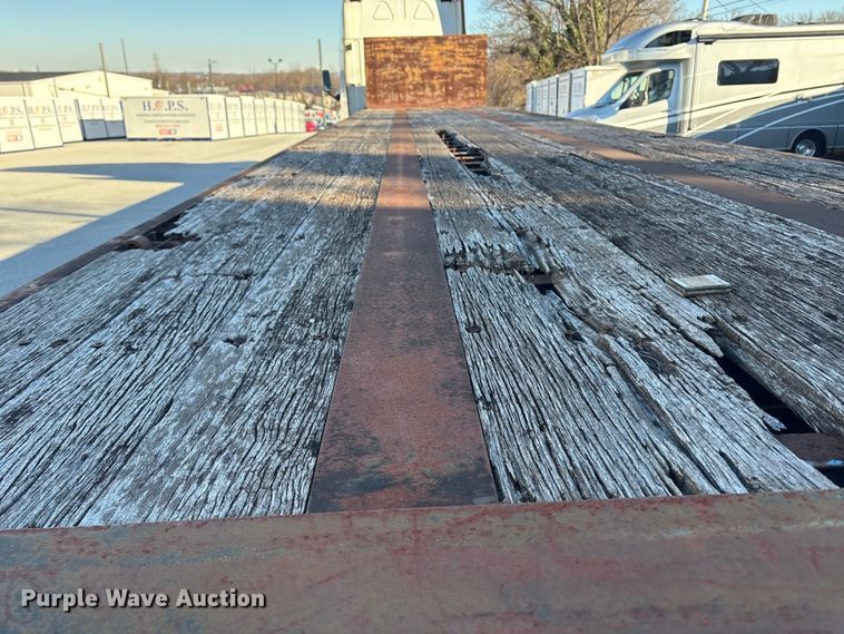 image for item ET8643 1986 Fruehauf PB80-F2-40 flatbed trailer